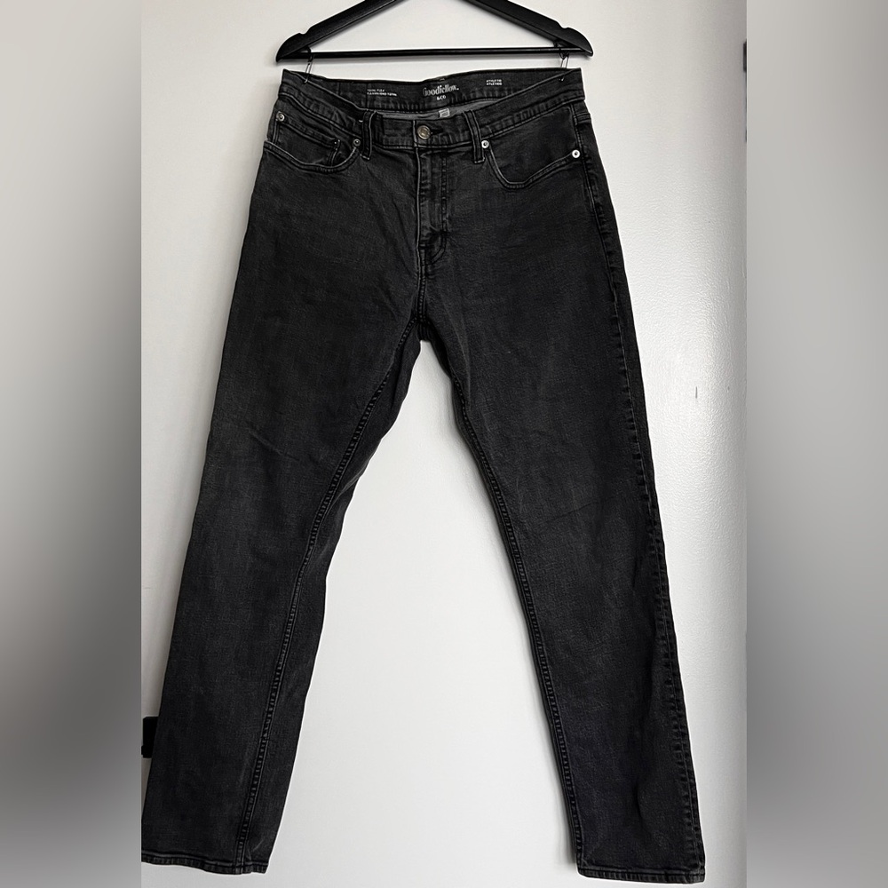 Goodfellow & Co Black Straight Jeans Sleek Modern Design